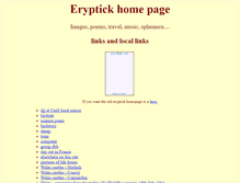 Tablet Screenshot of eryptick.net